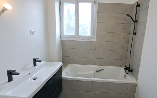 Apres travaux de réalisé à Houilles