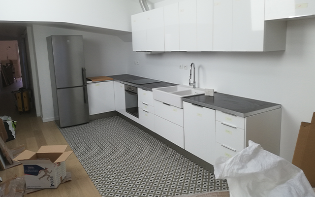 Apres travaux de réalisé à Houilles